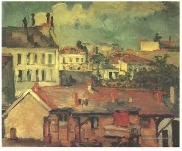 Paul Cézanne Werke - Die Dächer Paul Cezanne